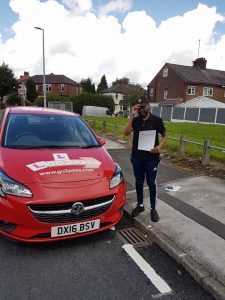 First time driving test pass for Felix